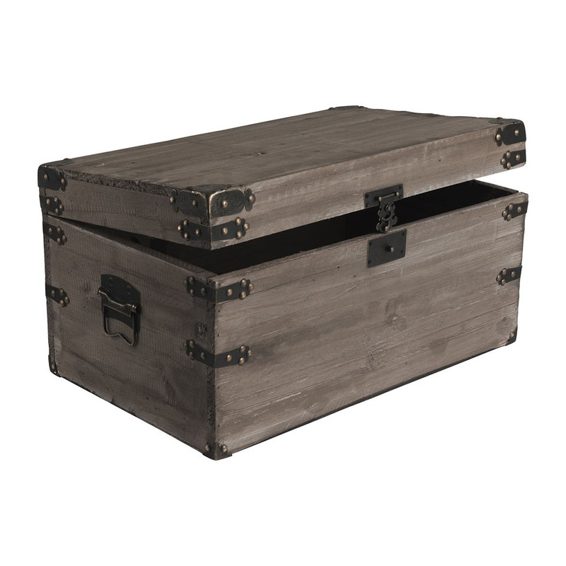 Sloophouten kist - 55x33.5x29 cm