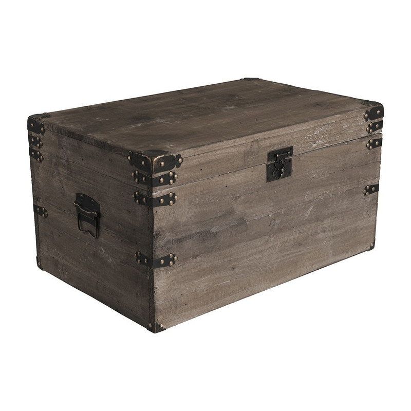 Sloophouten kist - 61.5x39x33 cm