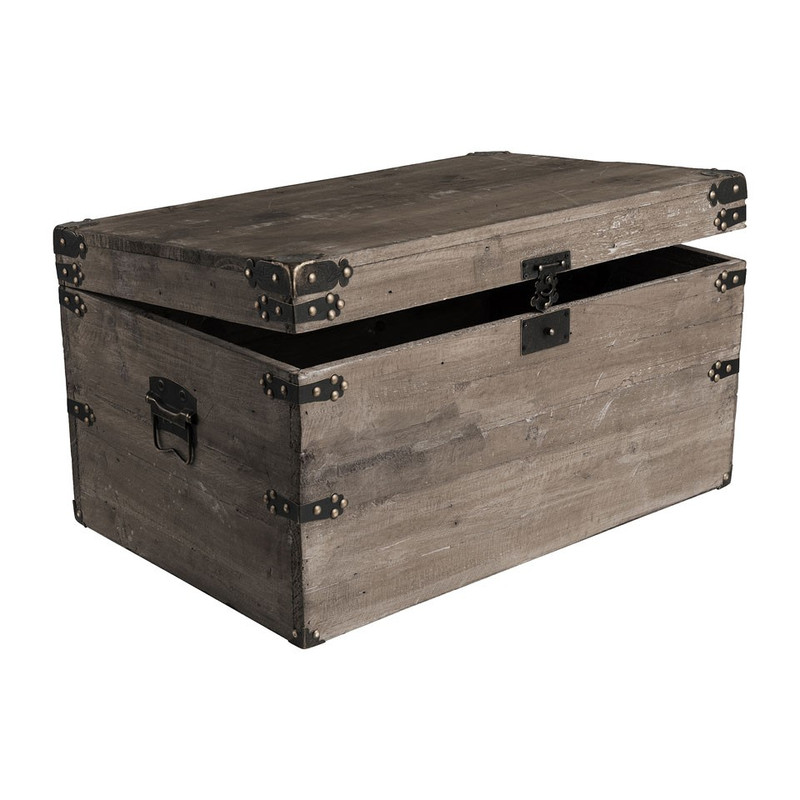 Sloophouten kist - 61.5x39x33 cm