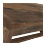 Bankje recycle met rugleuning - 132x44x83 cm