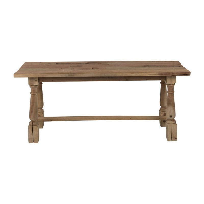 Bankje recycle carving - 110 cm 
