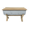 Salontafel recycle drum - 94x64x52 cm