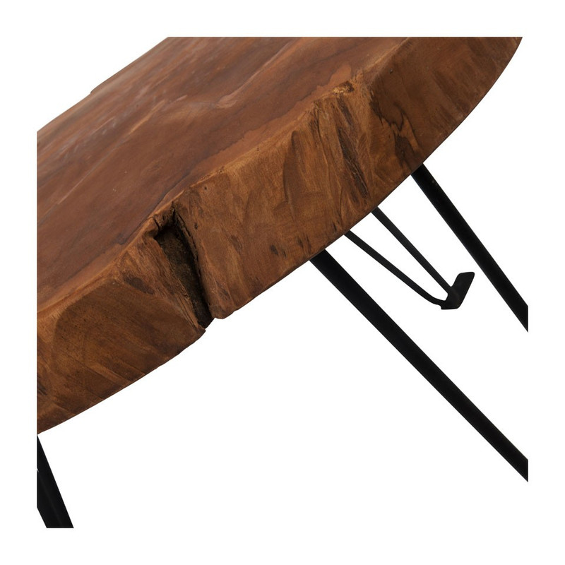 Bijzettafeltje recycle teak - 50x49 cm 