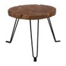 Bijzettafeltje recycle teak - 50x49 cm 