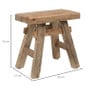 Handmade krukje Ubud - recycle hout - 45x27x45 cm 