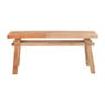 Bankje recycle Ubud - hout - 116 cm 