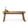 Bankje recycle Ubud - hout - 116 cm 