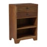 Kastje recycled hout - bruin - 60x40x25 cm