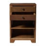 Kastje recycled hout - bruin - 60x40x25 cm