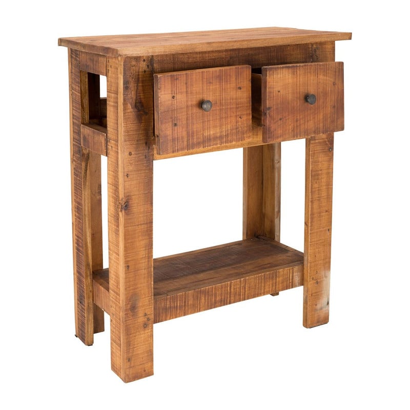 Recycle kastje twee lades 60x30x70cm