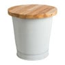Tafeltje Bucket met teakblad - 45x45 cm