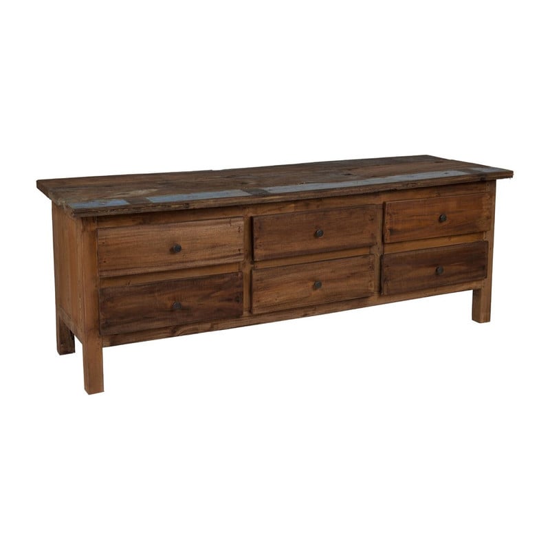 Recycle dressoir - 6 laden - 50x150x54