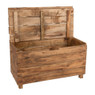 Bankje recycle - storage - 79x79x40 cm