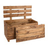 Bankje recycle - storage - 79x79x40 cm