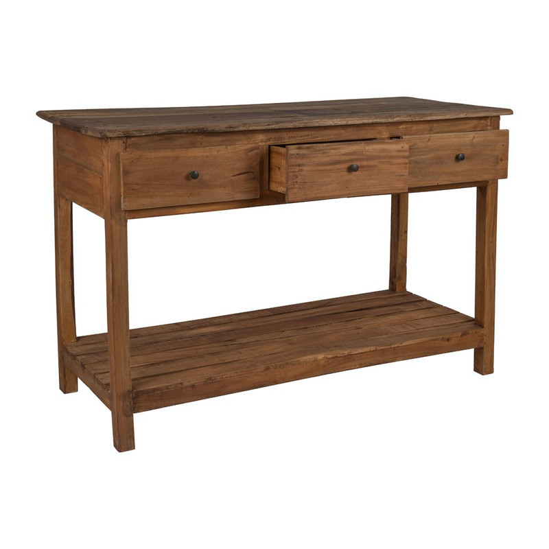 Recycle side table - 3 laden - 60x140x90 cm