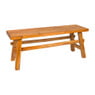 Bankje recycle hout Kuta - 118x34x48 cm