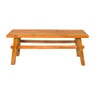 Bankje recycle hout Kuta - 118x34x48 cm