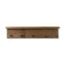 Kapstok recycle - 5 haken - 70x15 cm 