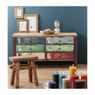 Dressoir met cijfers 2x3 laden - 63x122x40 cm