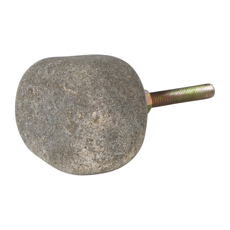 Deurknop steen - naturel - ø5 cm