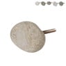 Deurknop steen - naturel - ø5 cm