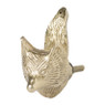 Deurknop vos - goud - 3x7 cm