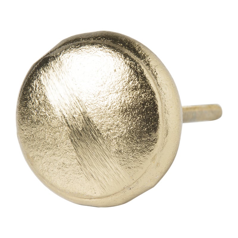 Deurknop rond - goud - ⌀4 cm