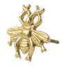 Deurknop bij - goud - 6x5.5 cm