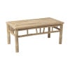 Salontafel - bamboe - naturel - 90x47x40 cm