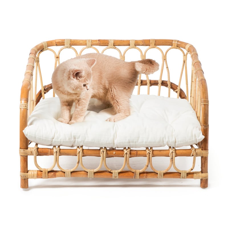 Rotan dierenmand - 70x60x45 cm