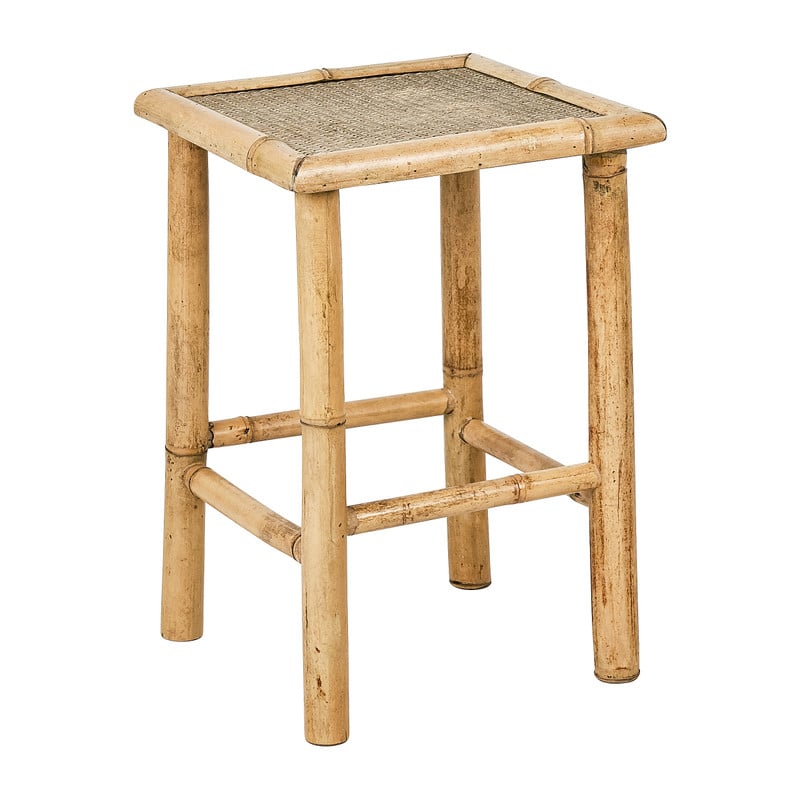Bamboe bijzettafel - 30x30x43 cm