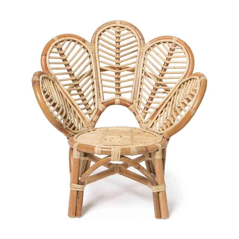 Rotan lotus kinderstoel - 60x55x62 cm