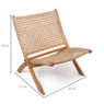Rotan klapstoel Arjuno - 73x64x78 cm 