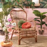 Rotan fauteuil Bandung - naturel - 83x69x84 cm
