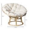 Rotan loungestoel Papasan - naturel - ø100x80 cm
