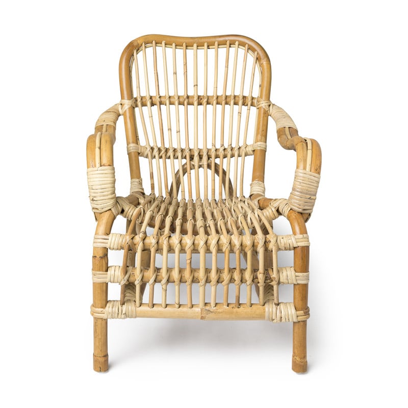 Rotan kinderstoel - 57x56x44 cm