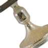 Tray op voet - 35x23 cm - zilverkleurig