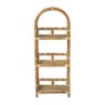 Rotan kast - 3 planken - naturel 