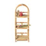 Rotan kast - 3 planken - naturel 