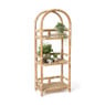Rotan kast - 3 planken - naturel 