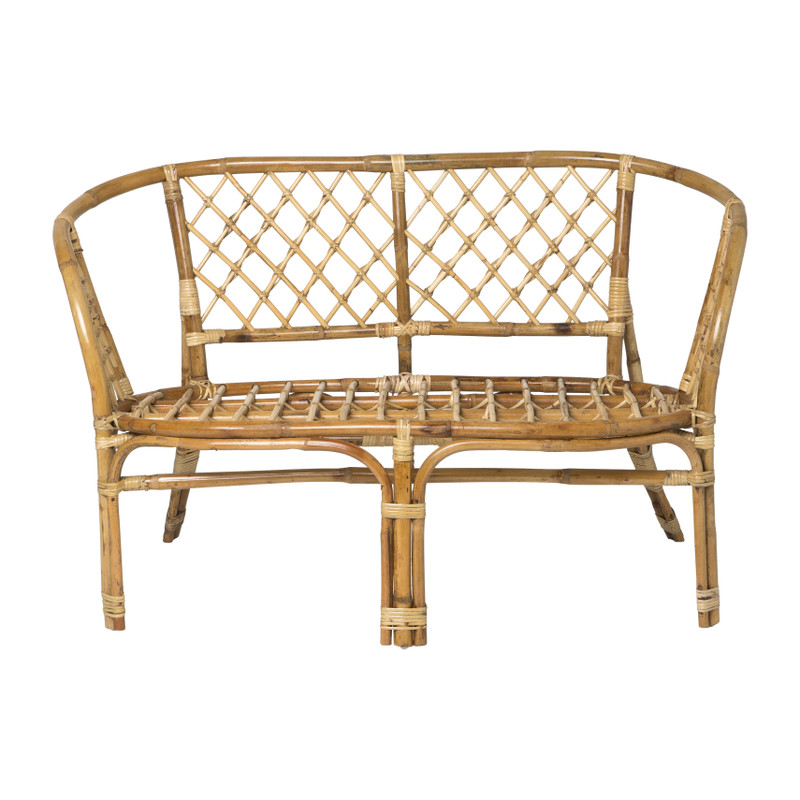 Bank bahama - rotan - naturel - 115x70x75 cm