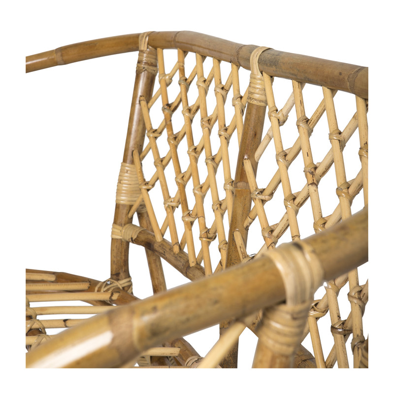 Bank bahama - rotan - naturel - 115x70x75 cm