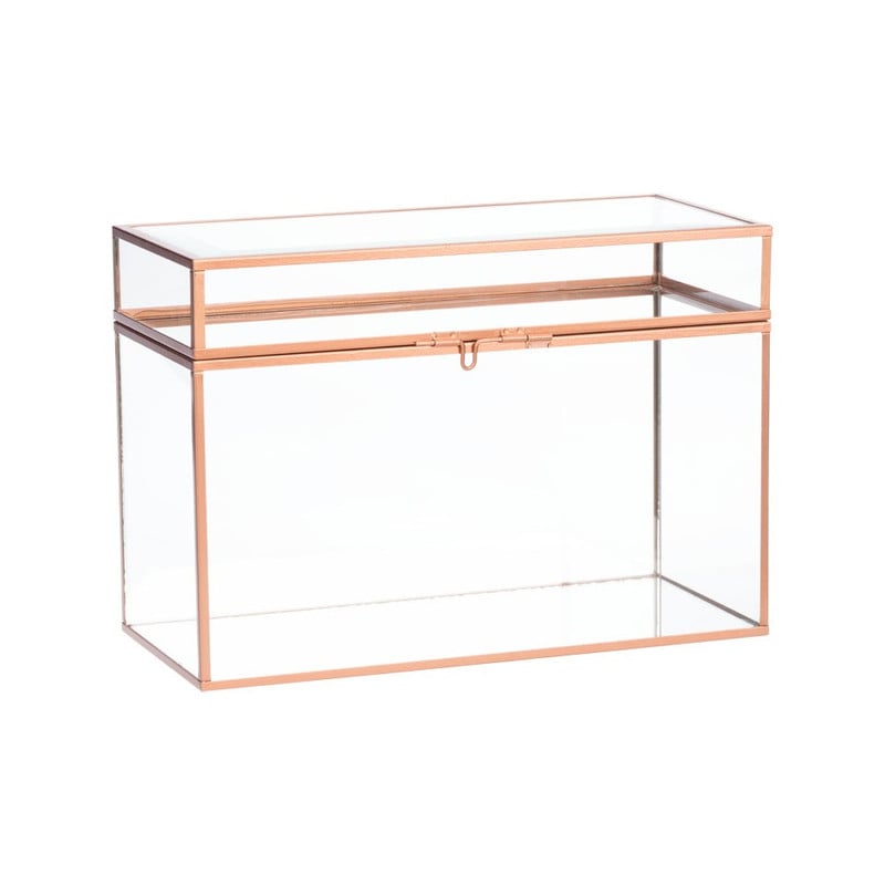 Glazen box - rechthoekig - 28x13x20 cm