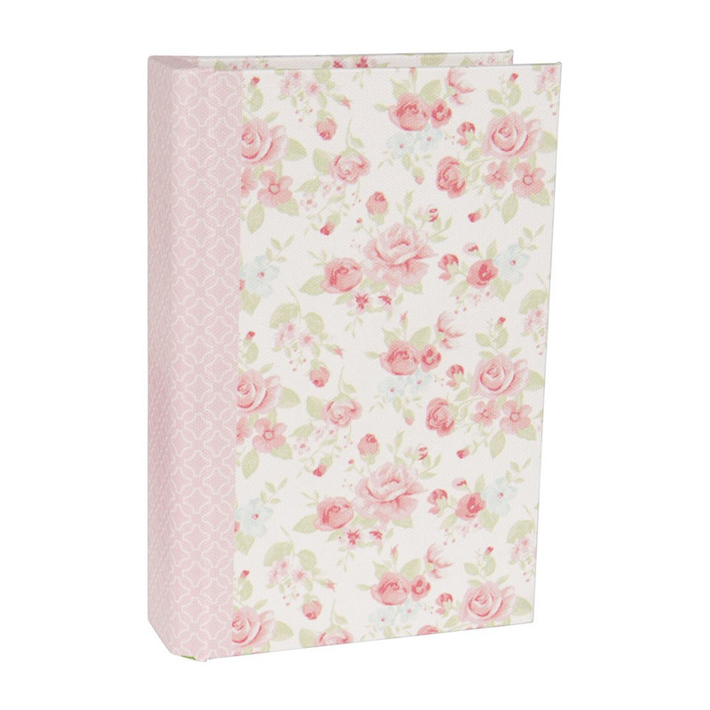 Opbergboek romantic rose roze klein 