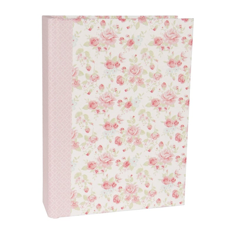 Opbergboek romantic rose roze groot 