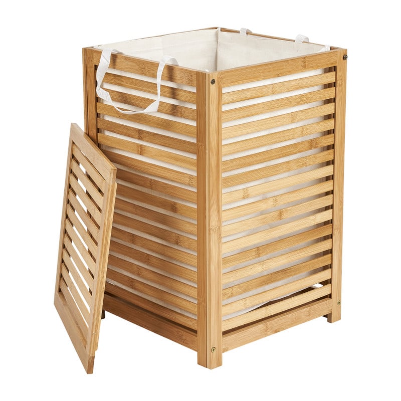 Wasmand bamboe enkele mand - 50 liter