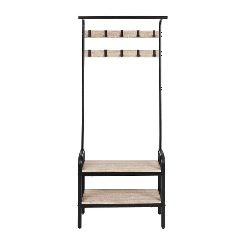 Kapstok met schoenenrek Lily - 74x34x170 cm