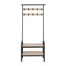Kapstok met schoenenrek Lily - 74x34x170 cm