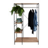 Vakkenkast/kledingrek Lily - 100x46x170 cm