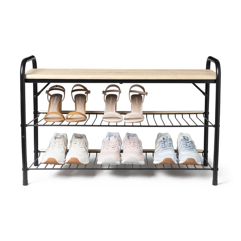 Schoenenrek Lily - 3 planken - 80x31x51 cm